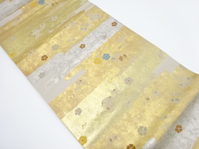 JAPANESE FUKURO OBI / WOVEN SAKURA